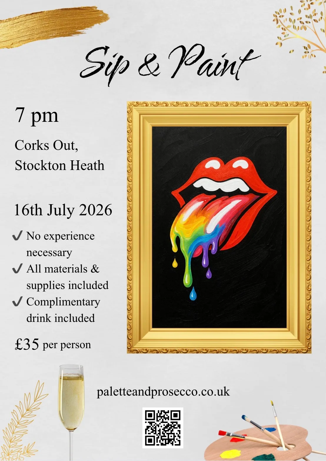 Corks Out - Rolling Stones Style Mouth