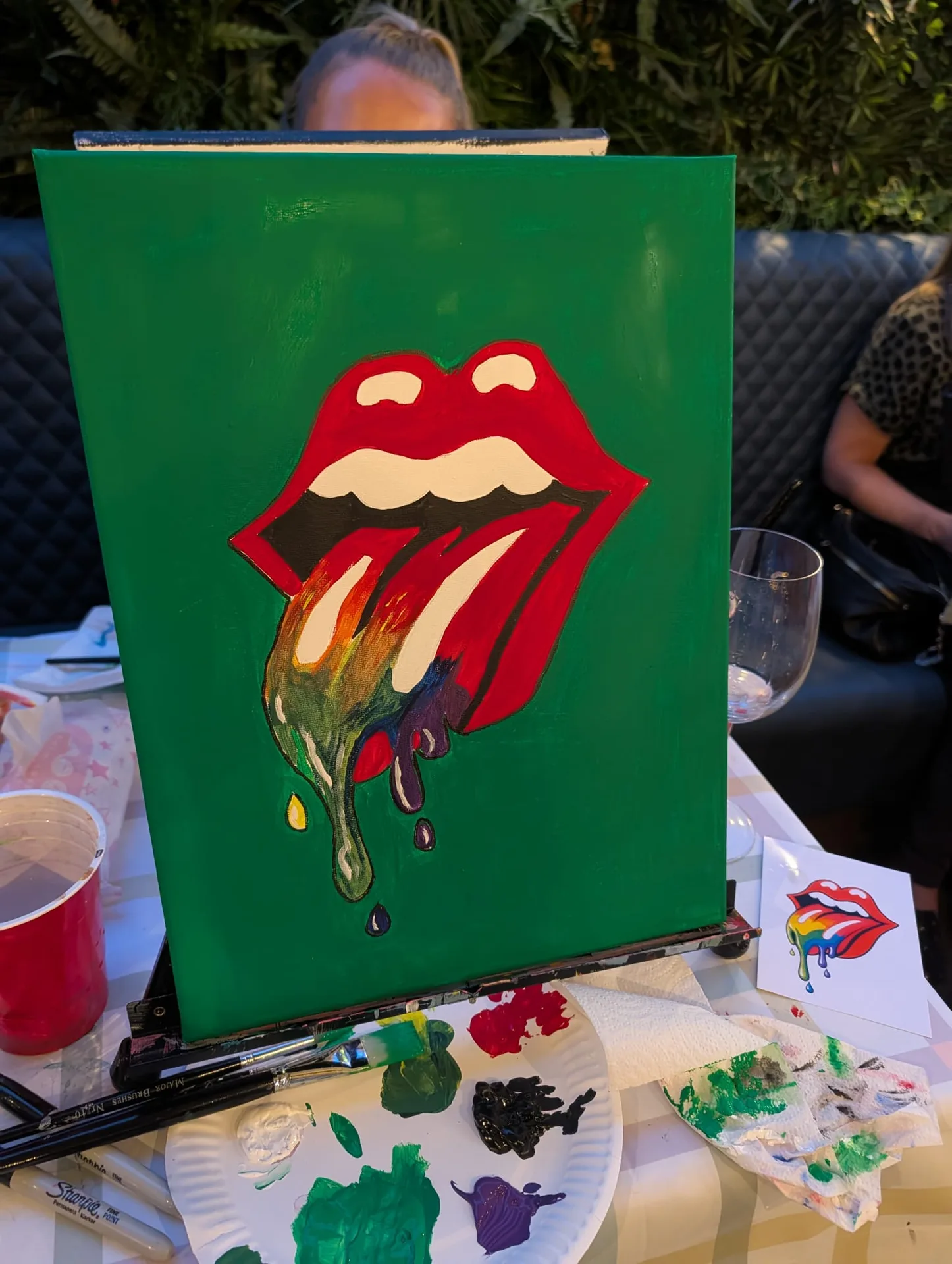 Corks Out - Rolling Stones Style Mouth — photo