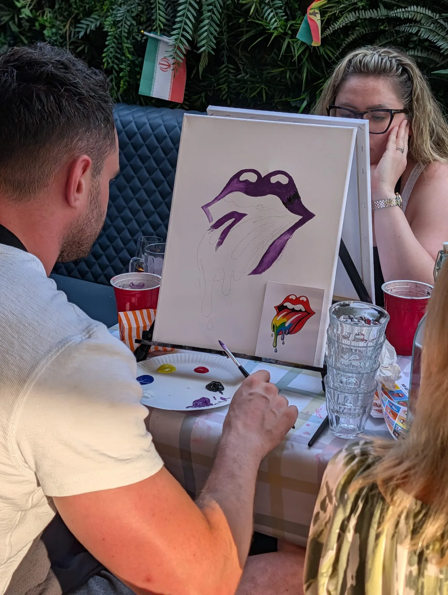 Corks Out - Rolling Stones Style Mouth — photo