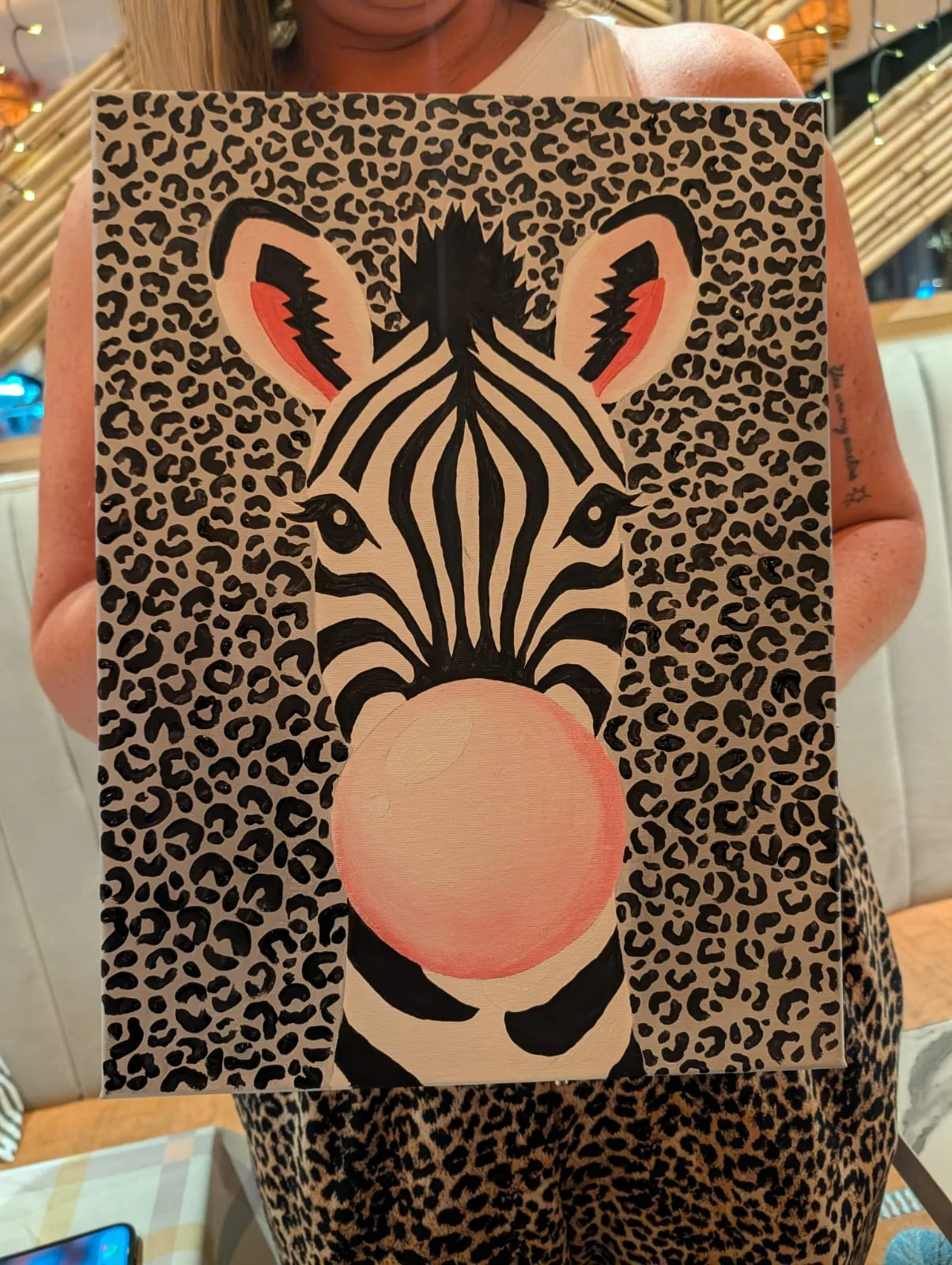 Monton Carlo - Pop Art Zebra — photo